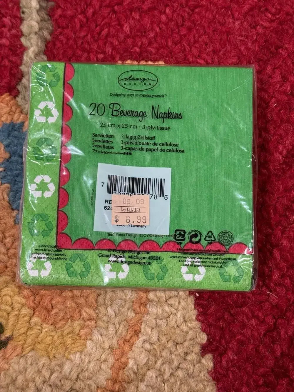 Design Design It's Not Regifting It's Recycling 20 Beverage Napkins